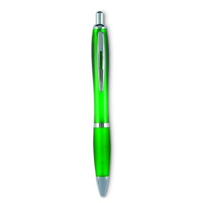 Bolígrafo río de color en ABS Verde