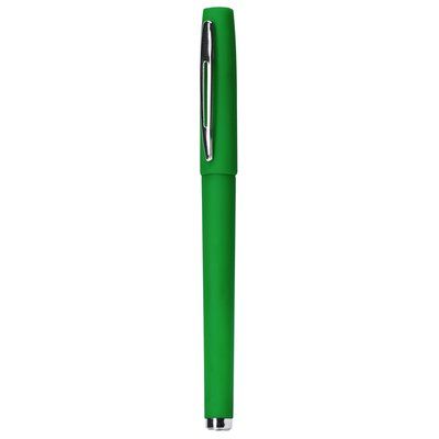 Bolígrafo roller con clip metálico Verde Helecho Tinta Azul