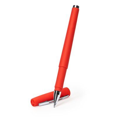 Bolígrafo roller con clip metálico