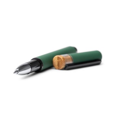 Bolígrafo roller con cuerpo de aluminio