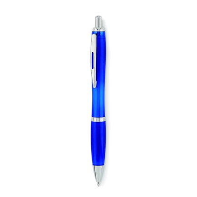 Bolígrafo RPET con Pulsador Azul