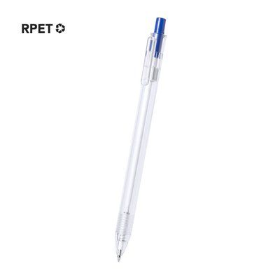 Bolígrafo RPET Translúcido con Pulsador