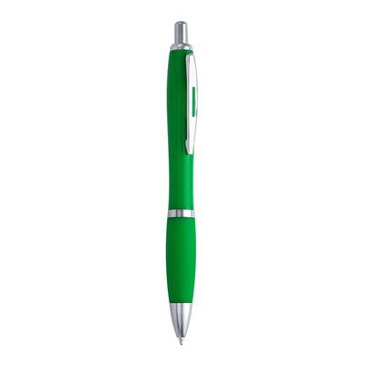 Bolígrafo de suave agarre con tinta azul Verde Helecho Tinta Azul