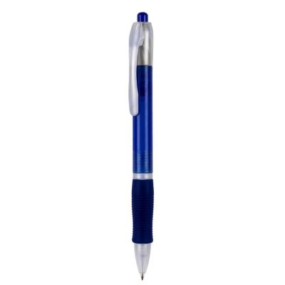 Bolígrafo translúcido Azul