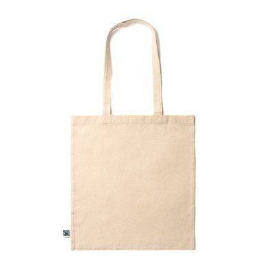 Bolsa 100% algodón Fairtrade 180 g/m² Crudo Talla Única Adulto