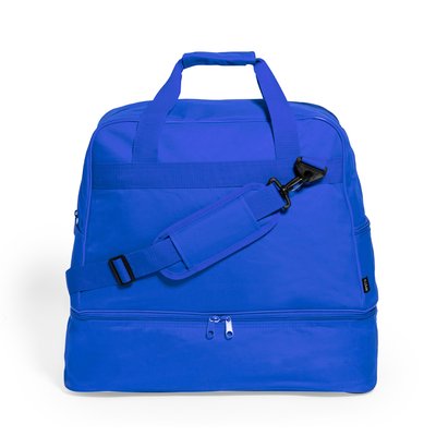 Bolsa de 600D RPET con compartimento para calzado Azul