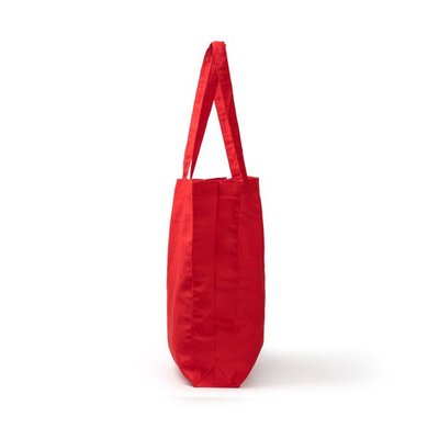 Bolsa de algodón 100% con asas y fuelle
