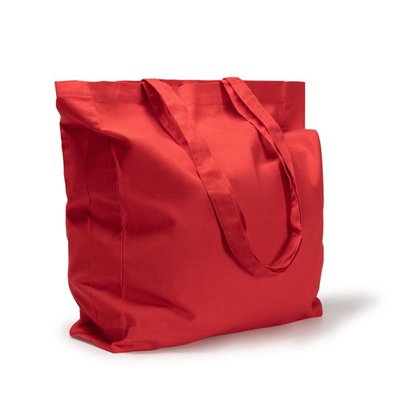 Bolsa de algodón 100% con asas y fuelle