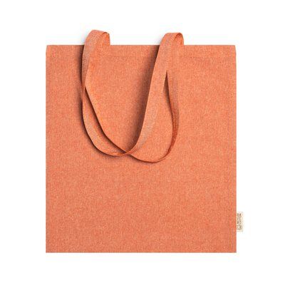 Bolsa de algodón 100% de asas largas Naranja Talla Única Adulto