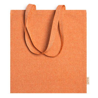 Bolsa de algodón 100% de asas largas Naranja