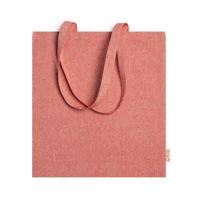 Bolsa de algodón 100% de asas largas Rojo Talla Única Adulto