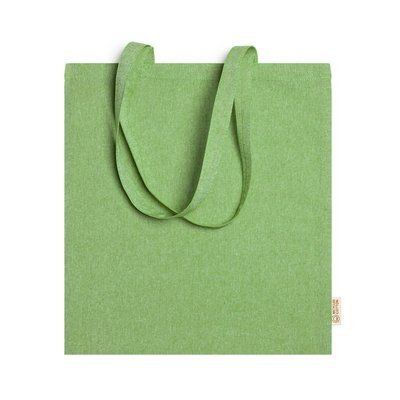 Bolsa de algodón 100% de asas largas Verde Helecho Talla Única Adulto