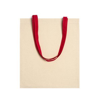 Bolsa de algodón 105g con asas a color Rojo Talla Única Adulto