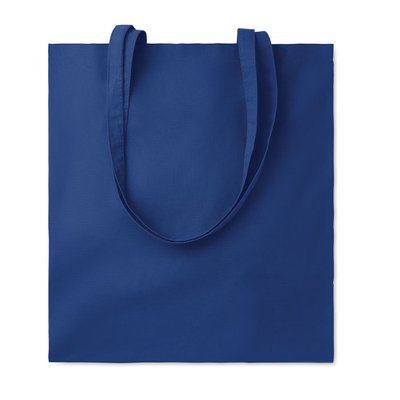 Bolsa Algodón 140g Asas Largas Azul