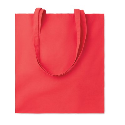 Bolsa Algodón 140g Asas Largas Rojo