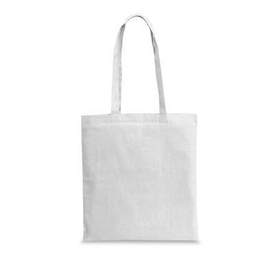 Bolsa Algodón 140g/m² Asa Larga Blanco
