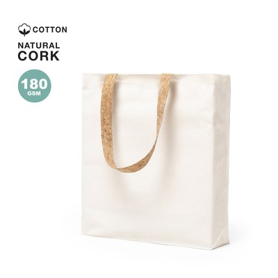 Bolsa Algodón 180g Asas Corcho 8Kg