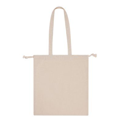 Bolsa algodón 180g con cuerdas Natu