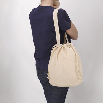Bolsa algodón 180g con cuerdas