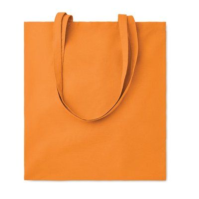 Bolsa Algodón 180gr Asas Largas Naranja