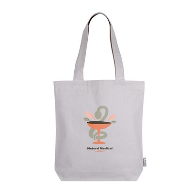 Bolsa de algodón 320 gr con asas largas