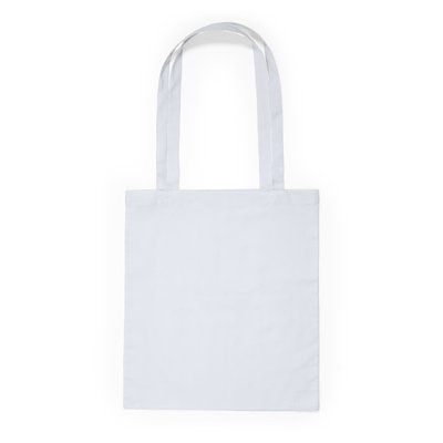 Bolsa de algodón con asas de 70 cm Blanco