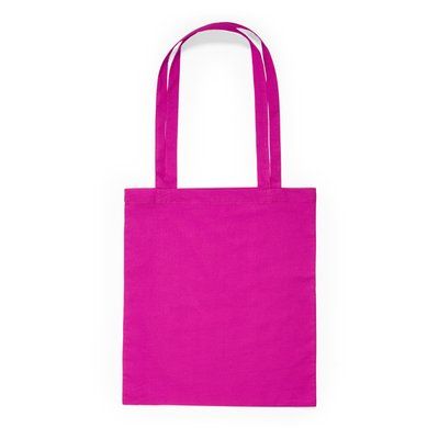 Bolsa de algodón con asas de 70 cm Fucsia