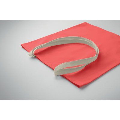 Bolsa de algodón con asas a contraste 140 gr/m²