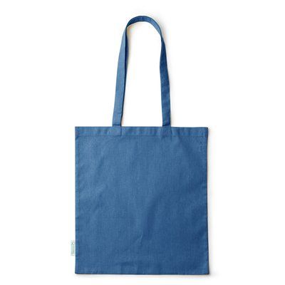 Bolsa algodón con asas reforzadas Azul Riviera