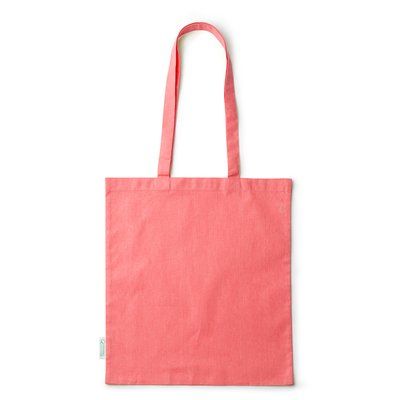 Bolsa algodón con asas reforzadas Rojo Crisantemo