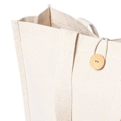 Bolsa Algodón con cierre de botón
