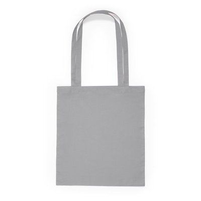 Bolsa de algodón de color 140 g/m² Gris 37x41cm