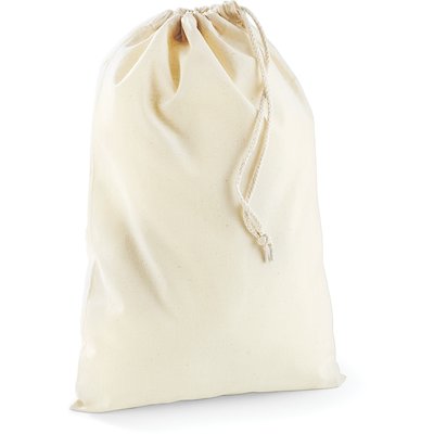 Bolsa algodón con cordones ajustables Natural XXS
