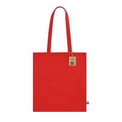 Bolsa algodón Fairtrade 140g/m2 8kg Roj
