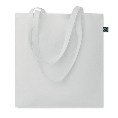 Bolsa de algodón Fairtrade 180 gr/m² Blanco