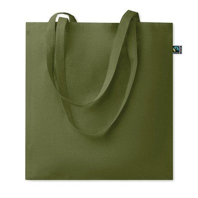 Bolsa de algodón Fairtrade 180 gr/m² Verde Oscuro