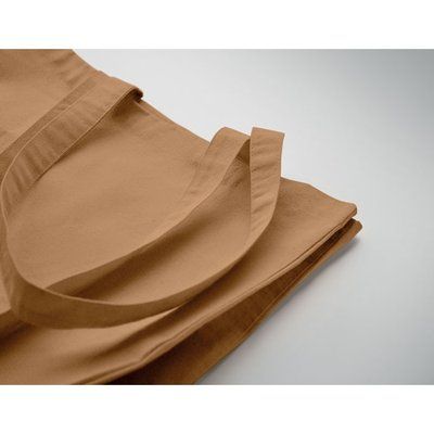 Bolsa de algodón Fairtrade con asas largas 180 gr/m²