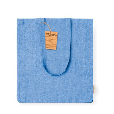Bolsa Algodón con Fuelle 8Kg Azul