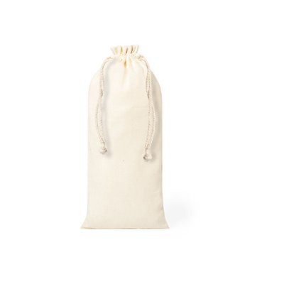 Bolsa de algodón ideal para packaging de botellas Natural