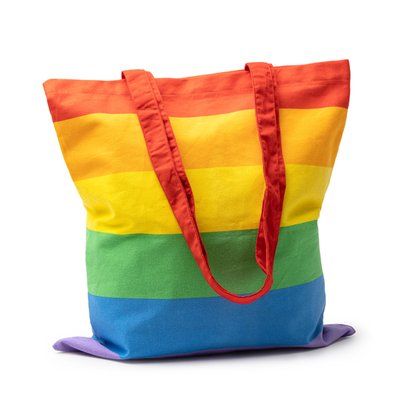 Bolsa de algodón multicolor