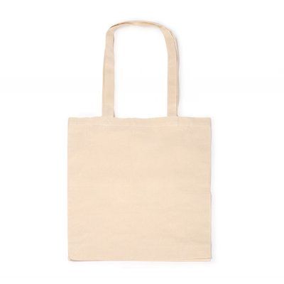 Bolsa de algodón natural con fuelle Crudo Talla Única Adulto