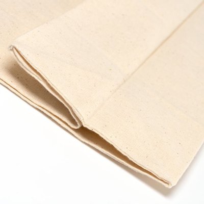 Bolsa de algodón natural con fuelle