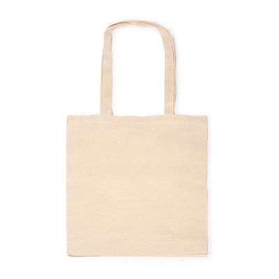 Bolsa de algodón natural con fuelle