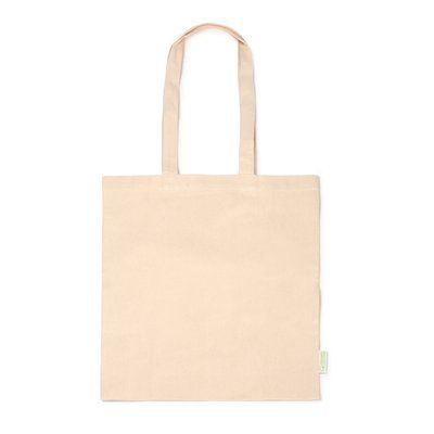 Bolsa algodón orgánico 220g y asas CRUDO TALLA ÚNICA ADULTO