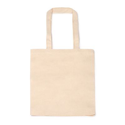 Bolsa de algodón orgánico 220g.con fuelle Crudo