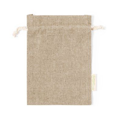 Bolsa Algodón Reciclado 15x21cm Natu