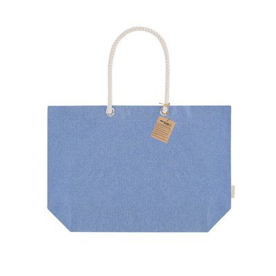 Bolsa algodón reciclado 220g con asas trenzadas