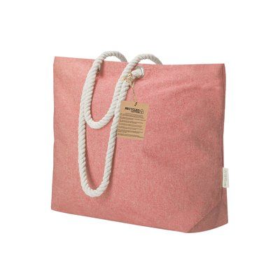 Bolsa algodón reciclado 220g con asas trenzadas