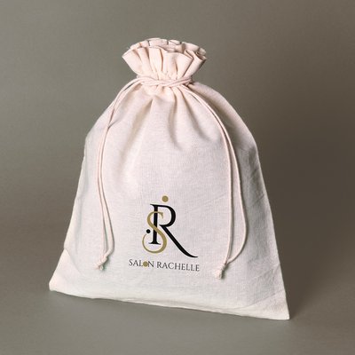 Bolsa de algodón reciclado 25 x 30 cm NAT