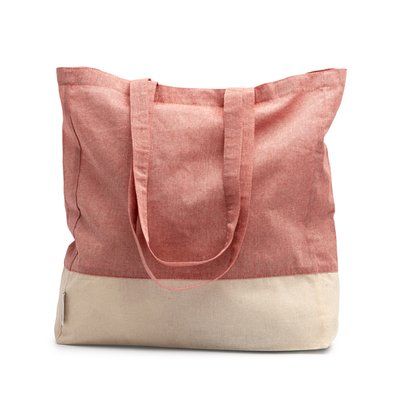 Bolsa de algodón reciclado bicolor